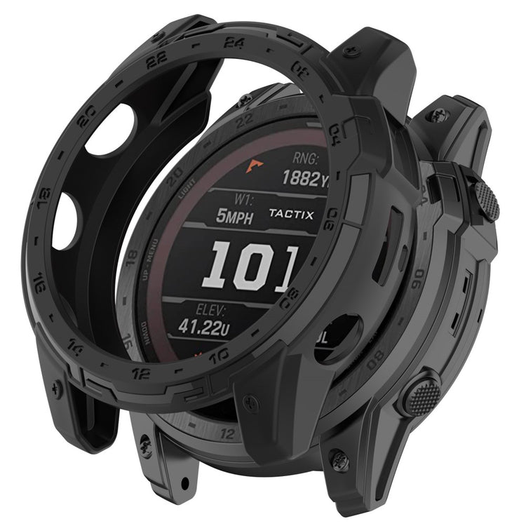 Garmin Enduro 2 / Tactix 7 dial plate style watch cover - Black#serie_1