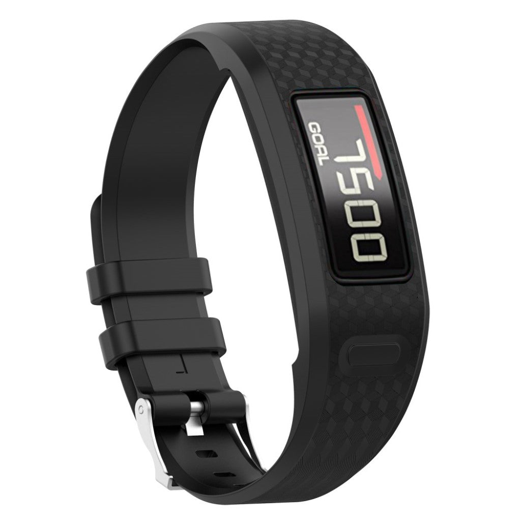 Rigtigt fantastisk Garmin Vivofit 2 Silikone Rem - Sort#serie_11