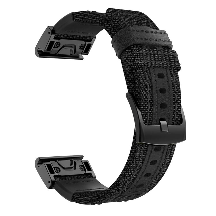 Udsøgt Universal Garmin Nylon Rem - Sort#serie_1
