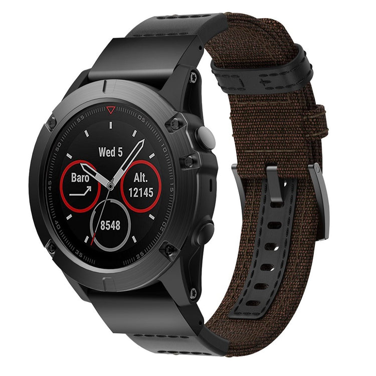 Udsøgt Universal Garmin Nylon Rem - Brun#serie_4