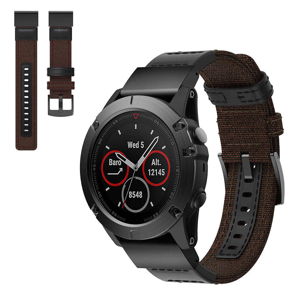 Udsøgt Universal Garmin Nylon Rem - Brun#serie_4