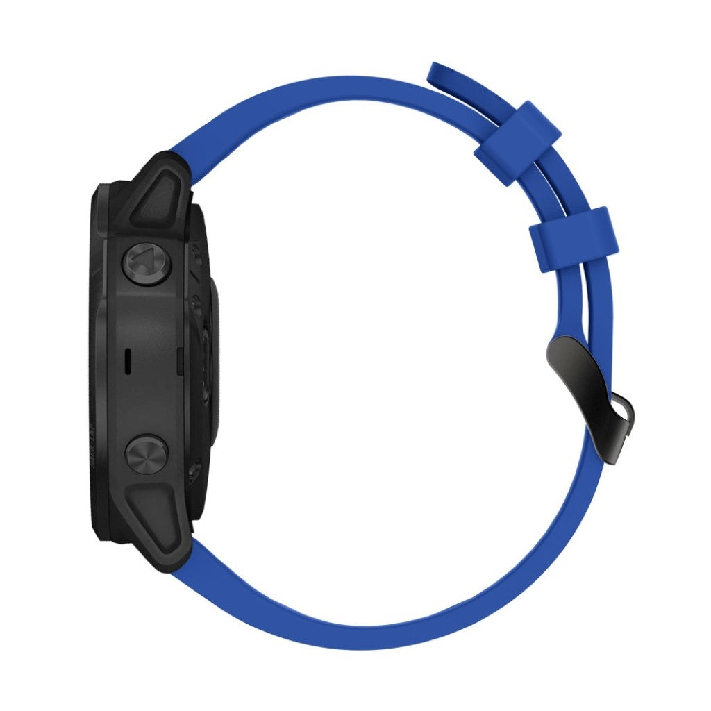 Helt vildt komfortabel Garmin Fenix 6S Silikone Rem - Blå#serie_10
