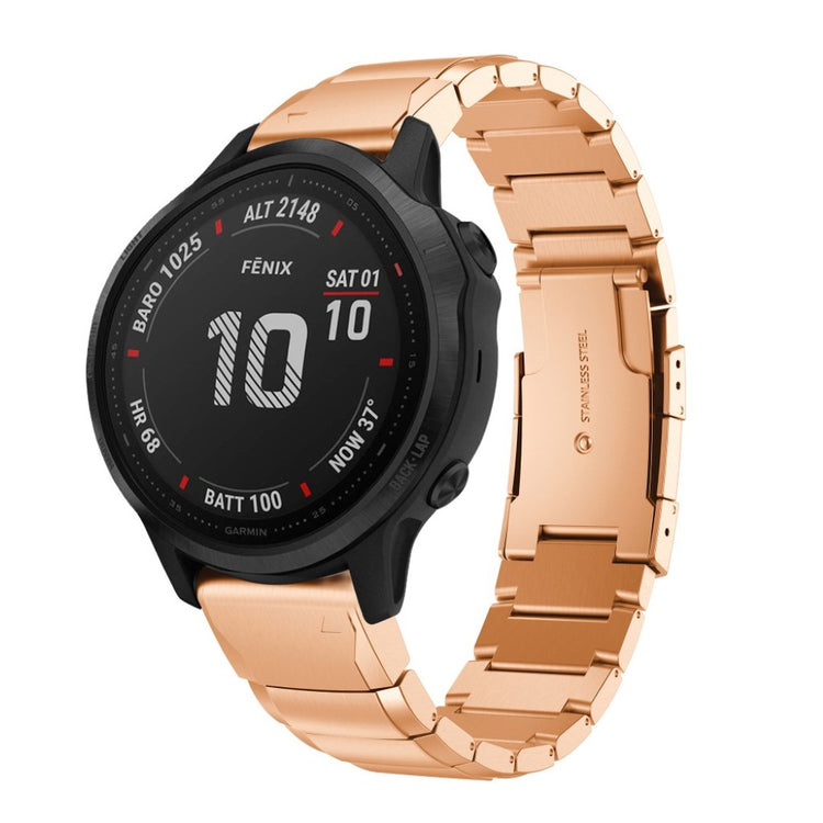 Skøn Garmin Fenix 6S Metal Rem - Pink#serie_2