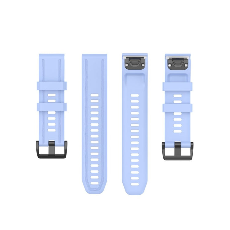 Rigtigt sejt Garmin Fenix 6S Silikone Rem - Blå#serie_7