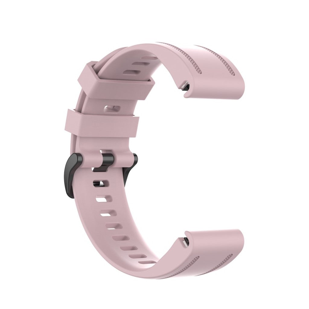 Rigtigt sejt Garmin Fenix 6S Silikone Rem - Pink#serie_9