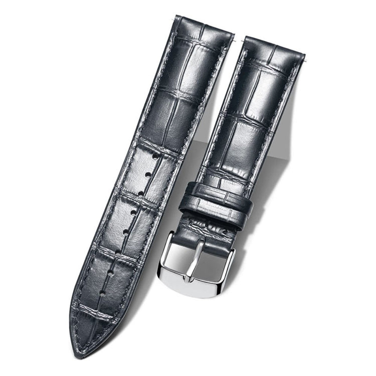 Garmin Vivoactive 3 / Garmin Vivoactive 3 Music Ægte læder Rem - Sort#serie_3