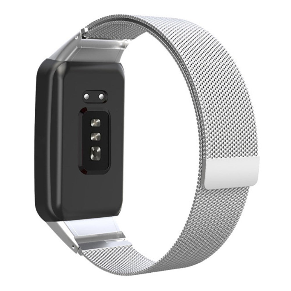 Rigtigt slidstรฆrk Oppo Watch Free Metal Rem - Sรธlv#serie_3