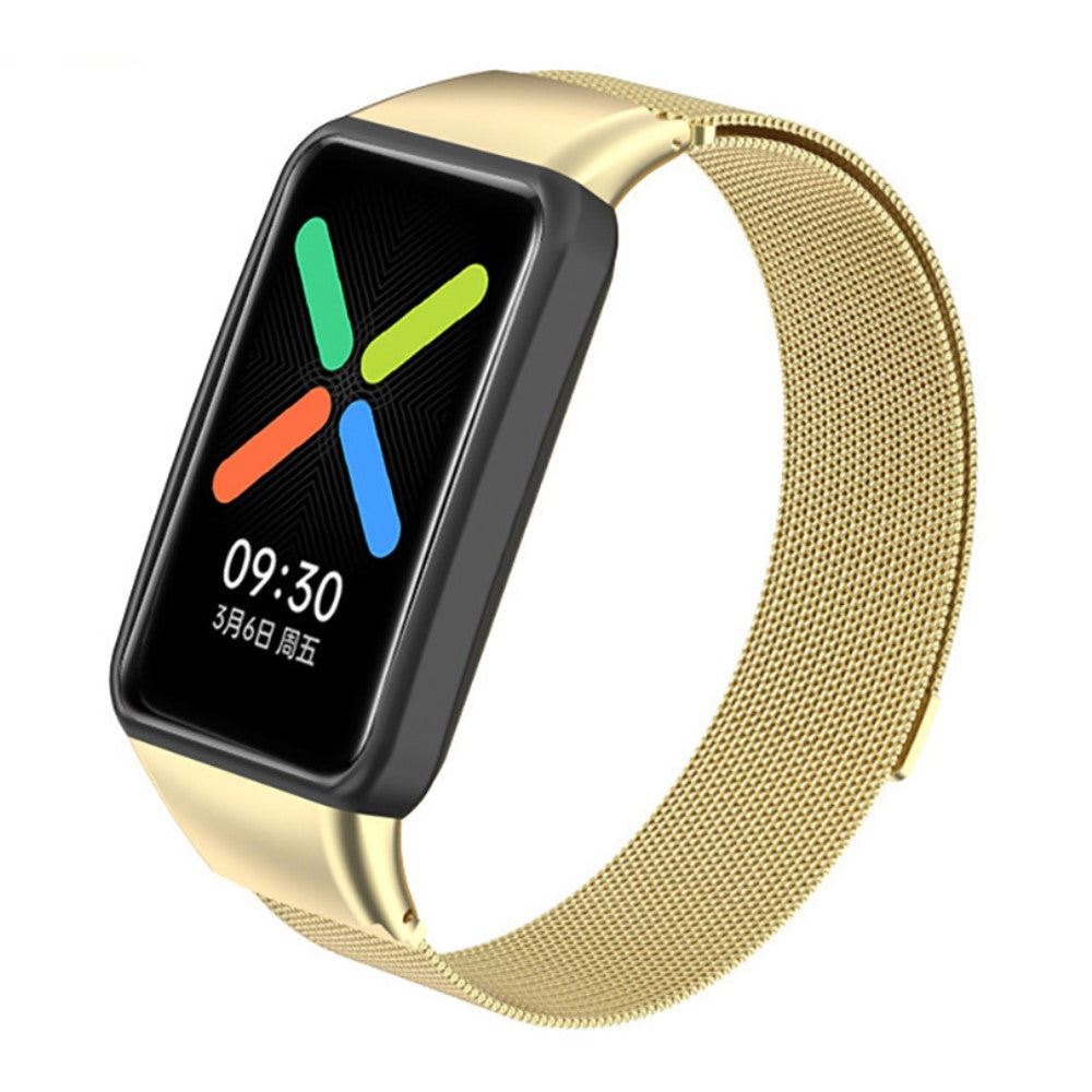 Vildt skรธn Oppo Watch Free Metal Rem - Guld#serie_1