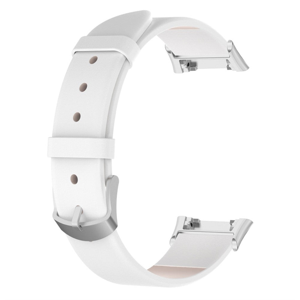 Helt vildt hรฅrdfรธr Oppo Watch Free Kunstlรฆder Rem - Hvid#serie_1