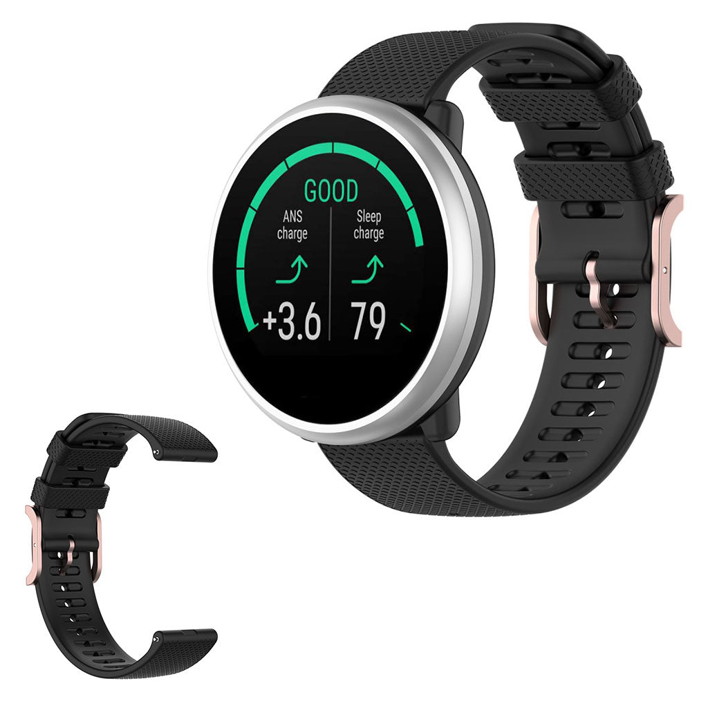 Udsรธgt Polar Ignite Silikone Rem - Sort#serie_1