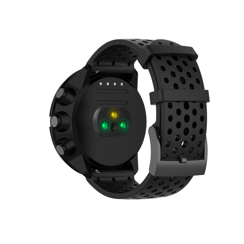 Fremragende Universal Suunto Silikone Rem - Sort#serie_1
