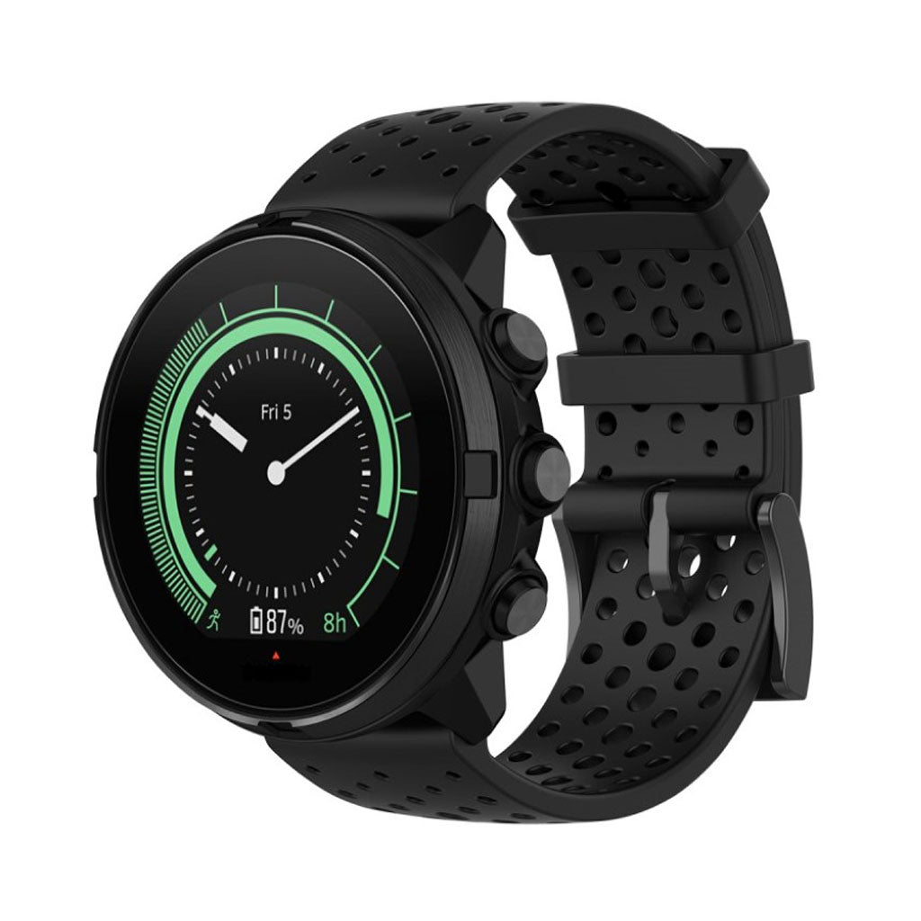 Fremragende Universal Suunto Silikone Rem - Sort#serie_1