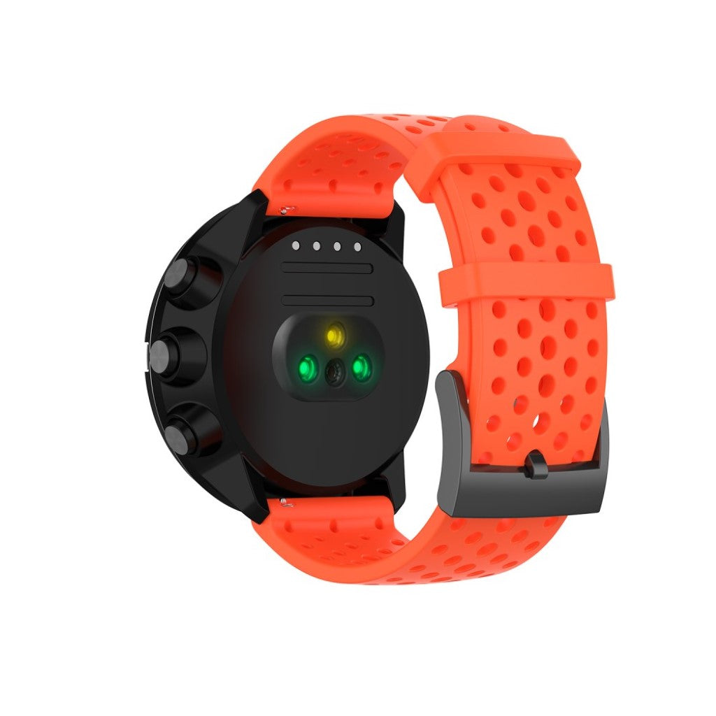 Fremragende Universal Suunto Silikone Rem - Orange#serie_3