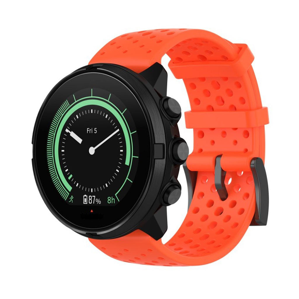 Fremragende Universal Suunto Silikone Rem - Orange#serie_3
