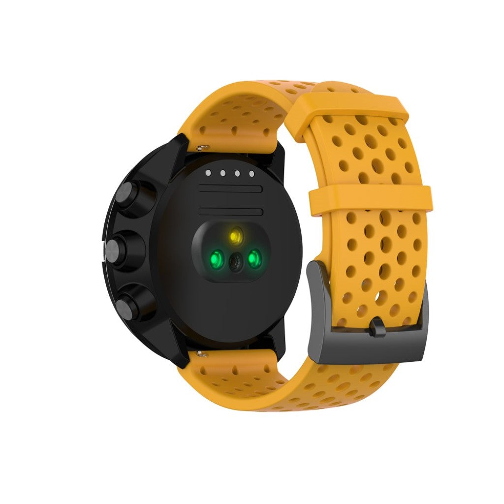 Fremragende Universal Suunto Silikone Rem - Gul#serie_5