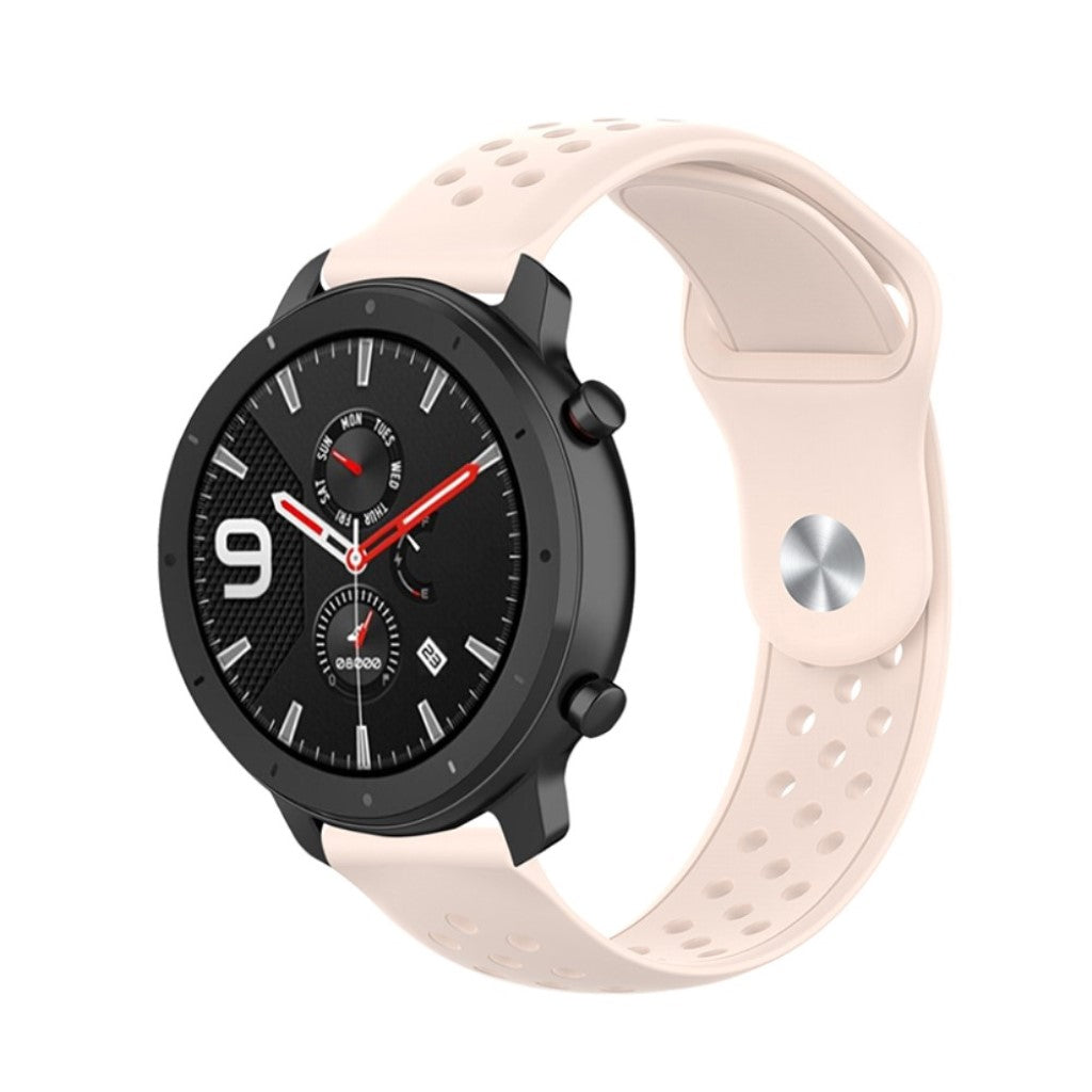 Mega flot Amazfit GTR 47mm / Amazfit Pace Silikone Rem - Pink#serie_7
