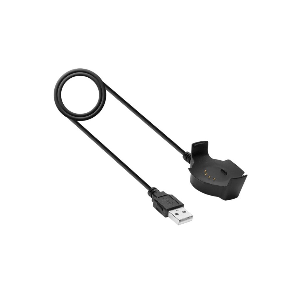 1m Amazfit 1 USB Kabel Til Opladnings Dock - Sort#serie_3
