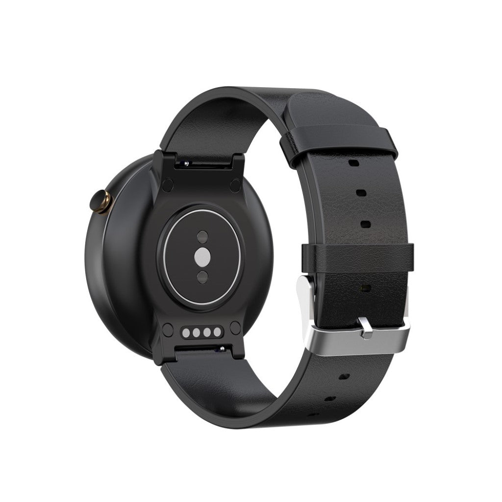 Super fed Amazfit Smartwatch 2 Ægte læder Rem - Sort#serie_1