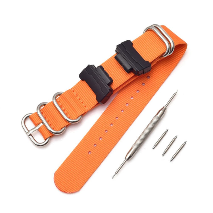 Klassisk Universal Casio Nylon Rem - Orange#serie_7