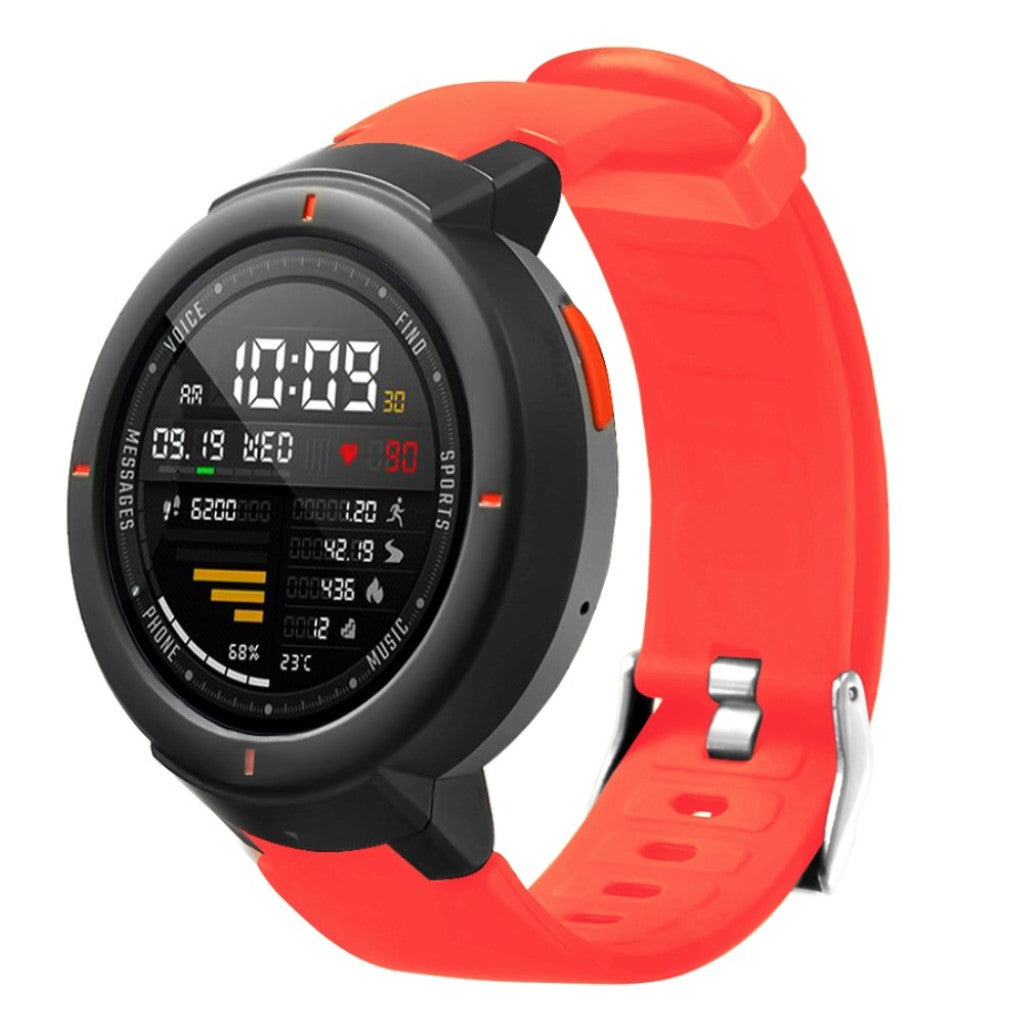 Vildt nydelig Amazfit Verge 3 Silikone Rem - Rød#serie_1