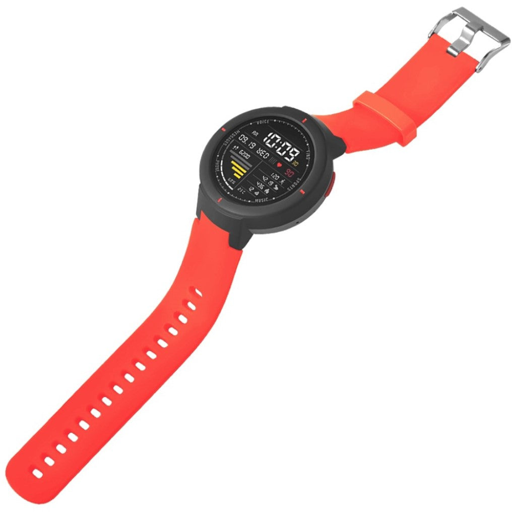 Vildt nydelig Amazfit Verge 3 Silikone Rem - Rød#serie_1