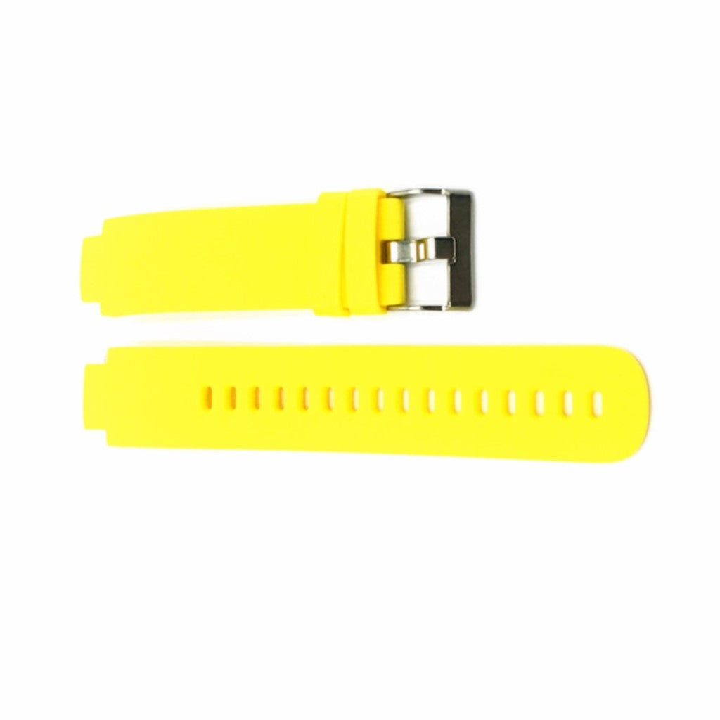 Vildt nydelig Amazfit Verge 3 Silikone Rem - Gul#serie_3
