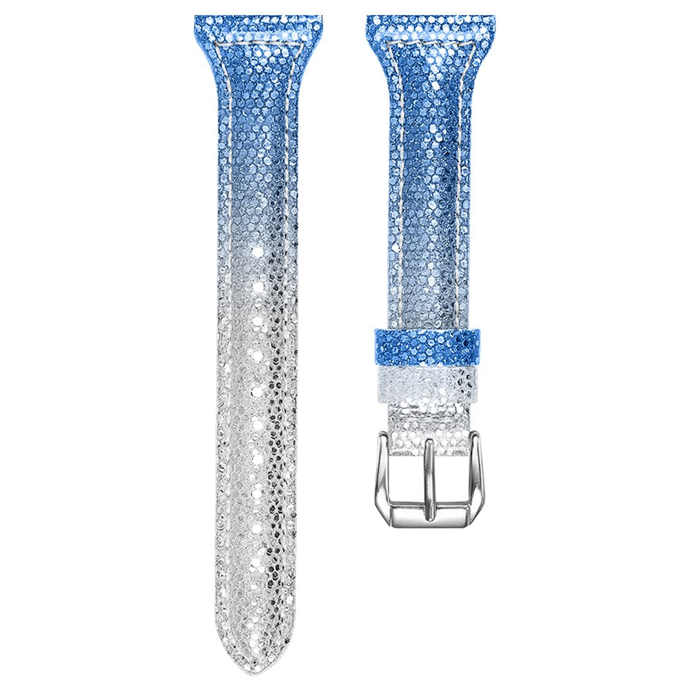 Vildt pænt Amazfit GTR 47mm / Amazfit Pace Ægte læder Rem - Blå#serie_3