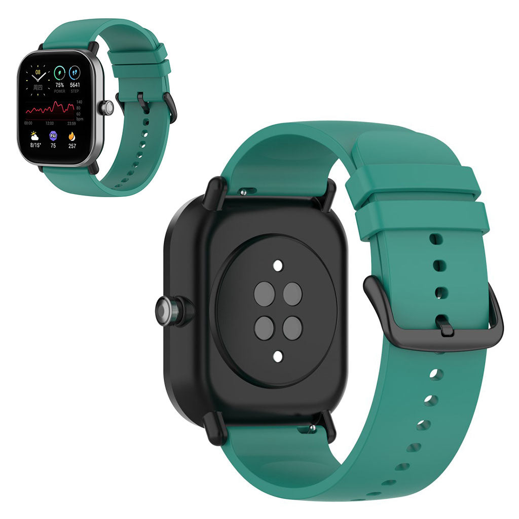 Alle tiders Universal Amazfit Silikone Rem - Sort#serie_11