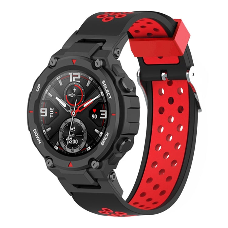 Super kønt Amazfit T-Rex Pro / Amazfit Ares Silikone Urrem - Rød#serie_1