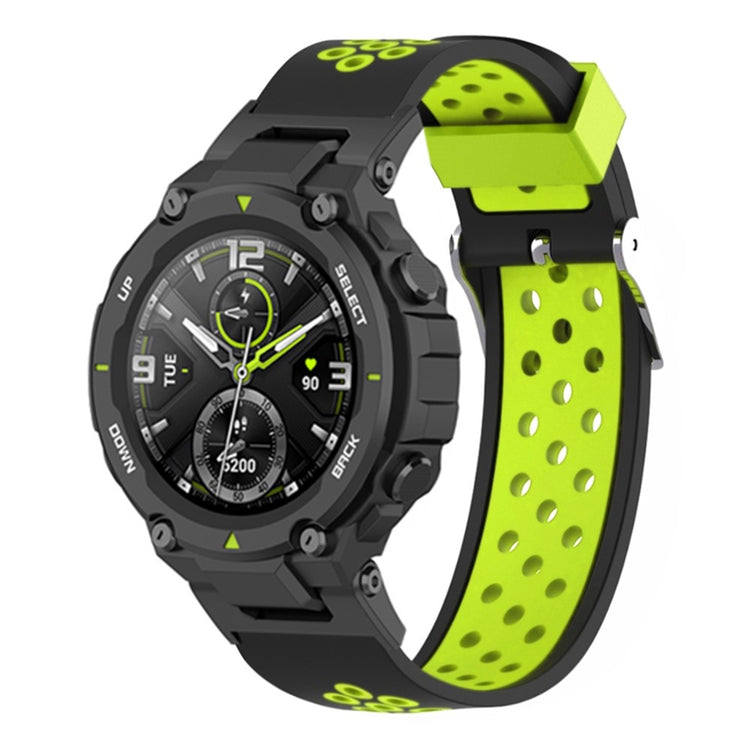 Super kønt Amazfit T-Rex Pro / Amazfit Ares Silikone Urrem - Sort#serie_3