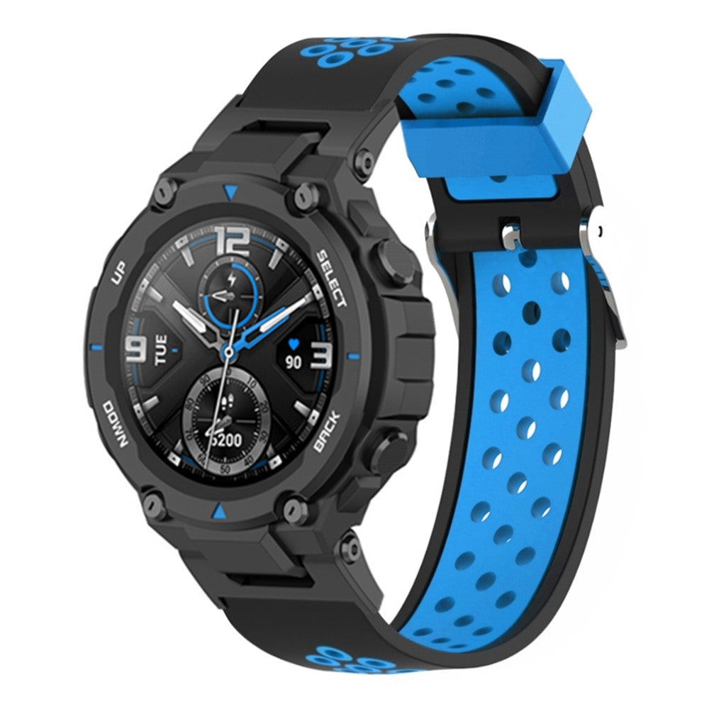 Super kønt Amazfit T-Rex Pro / Amazfit Ares Silikone Urrem - Sort#serie_4