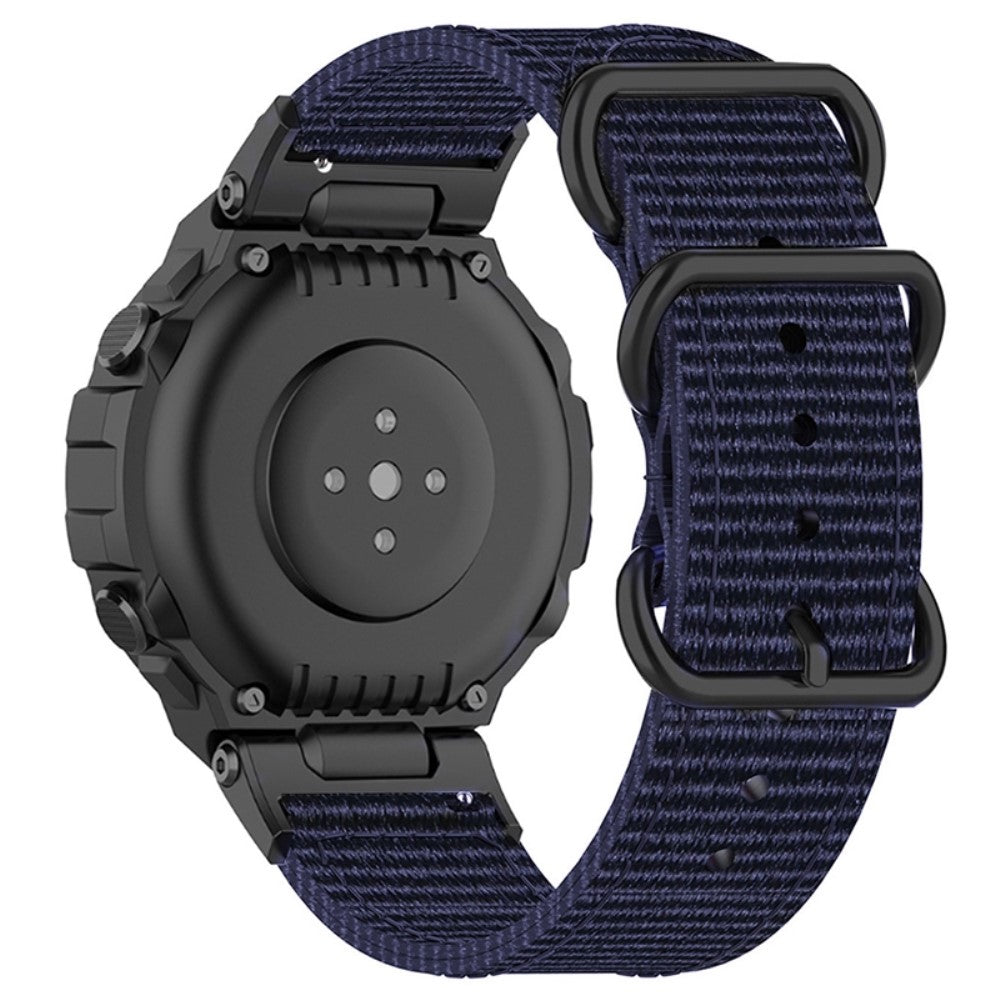 Meget nydelig Amazfit T-Rex Pro / Amazfit Ares Stof Urrem - Blå#serie_4