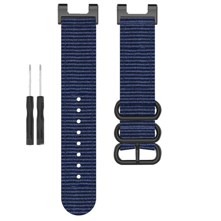 Super kønt Amazfit T-Rex Pro / Amazfit Ares Nylon Rem - Blå#serie_4