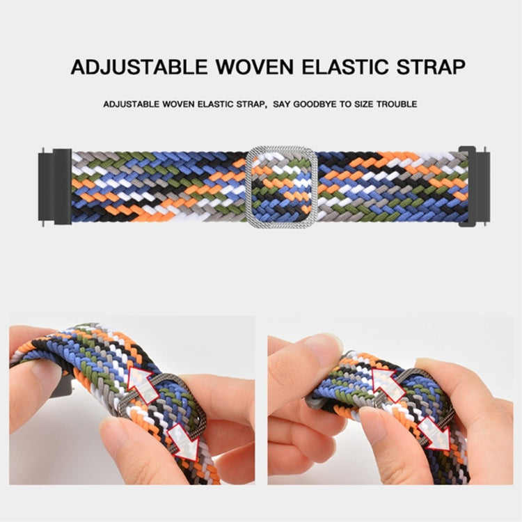 Elegant Amazfit T-Rex Pro / Amazfit Ares Stof Urrem - Sølv#serie_11