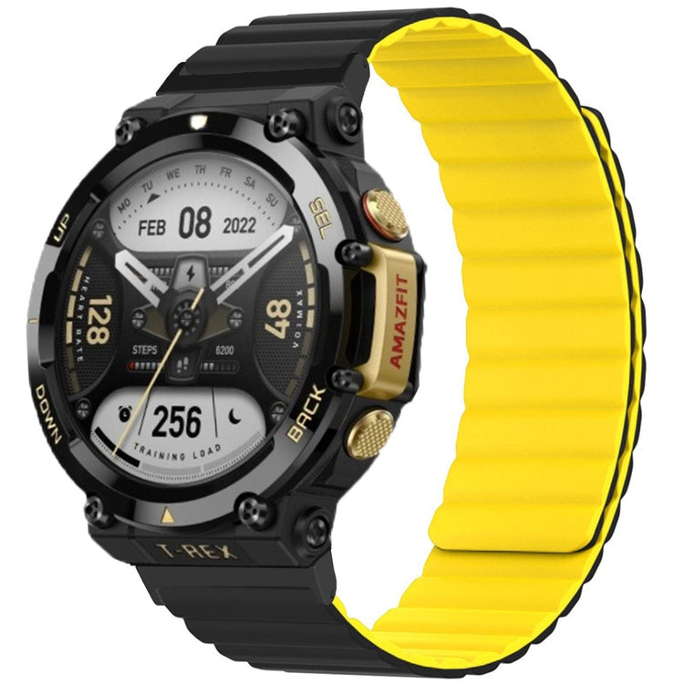 Mega smuk Amazfit T-Rex 2 Silikone Urrem - Gul#serie_3