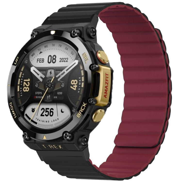 Mega smuk Amazfit T-Rex 2 Silikone Urrem - Rød#serie_5