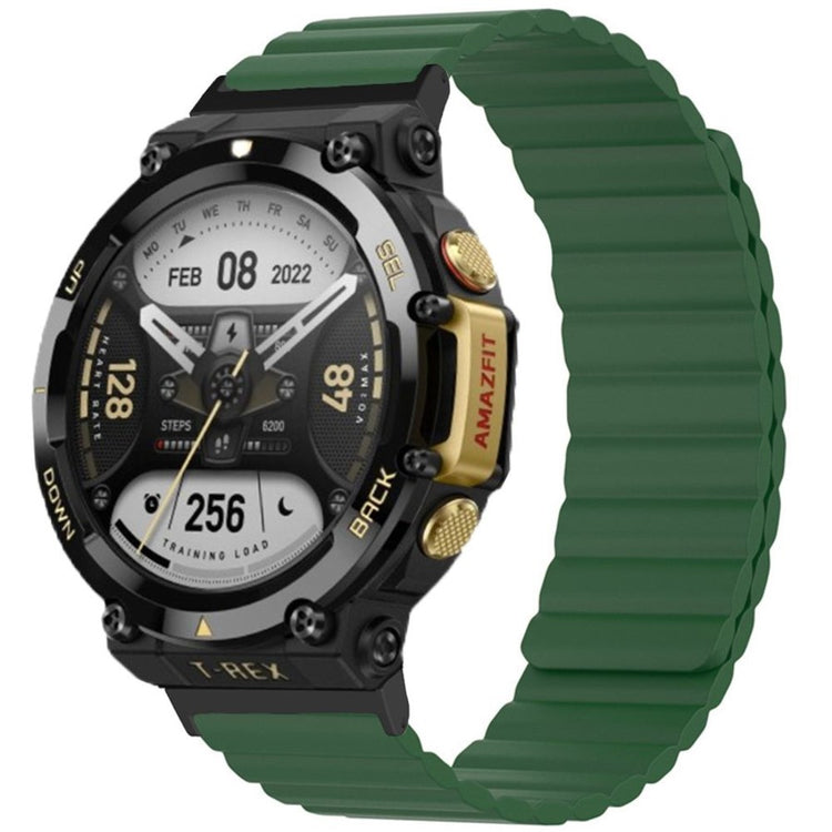 Mega smuk Amazfit T-Rex 2 Silikone Urrem - Grøn#serie_8