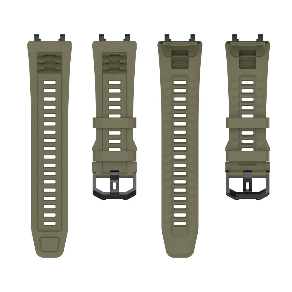 Rigtigt skøn Amazfit T-Rex 2 Silikone Urrem - Grøn#serie_3