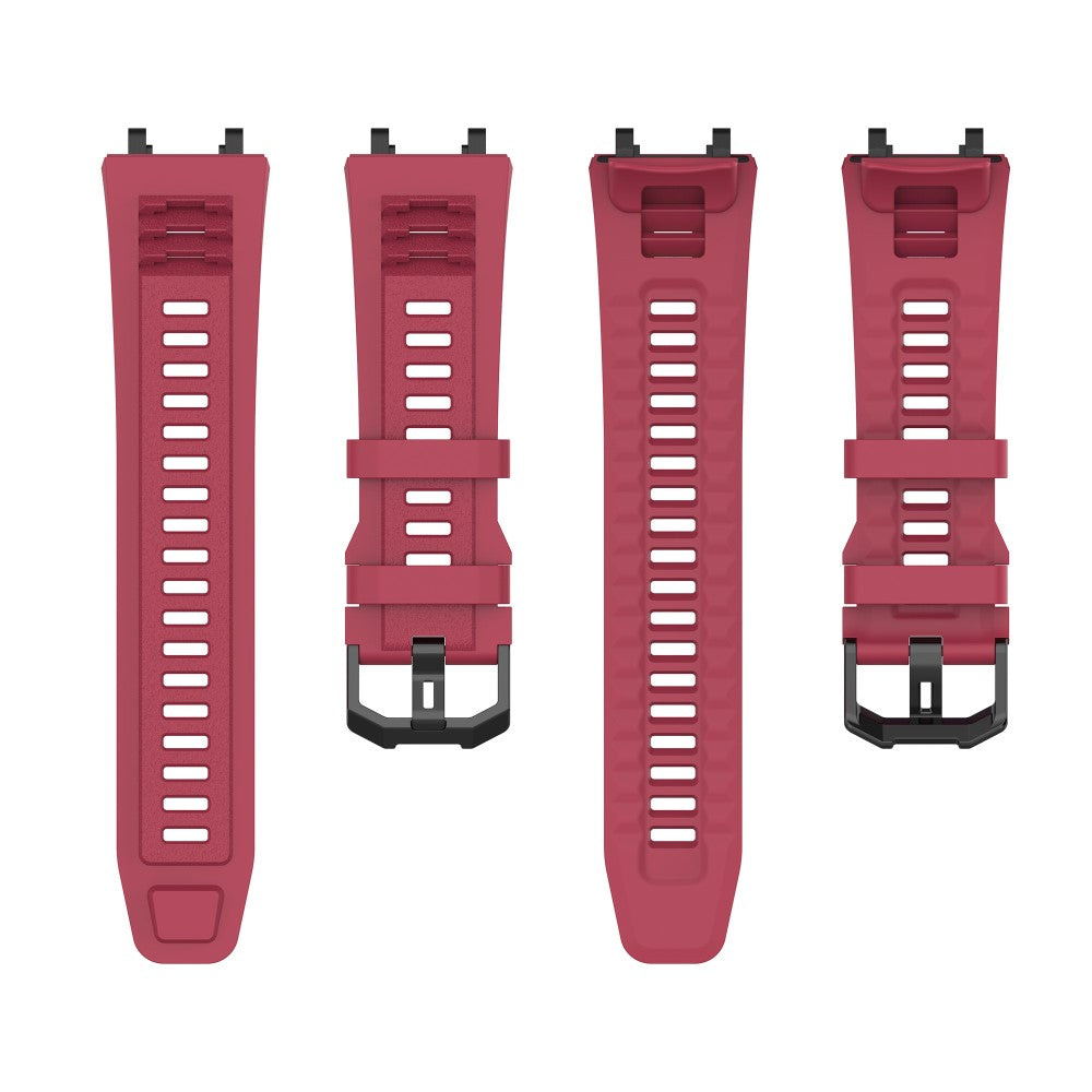 Rigtigt skøn Amazfit T-Rex 2 Silikone Urrem - Rød#serie_4