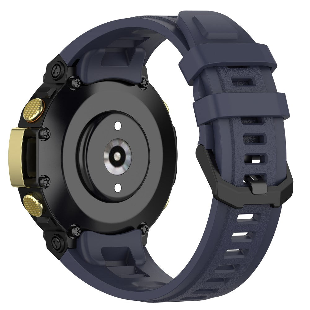 Rigtigt skøn Amazfit T-Rex 2 Silikone Urrem - Blå#serie_7