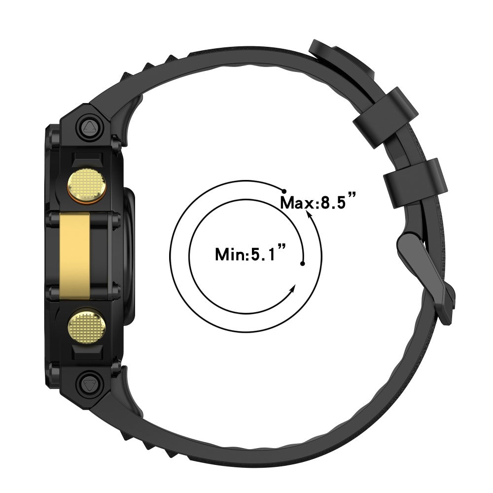 Rigtigt skøn Amazfit T-Rex 2 Silikone Urrem - Lilla#serie_8
