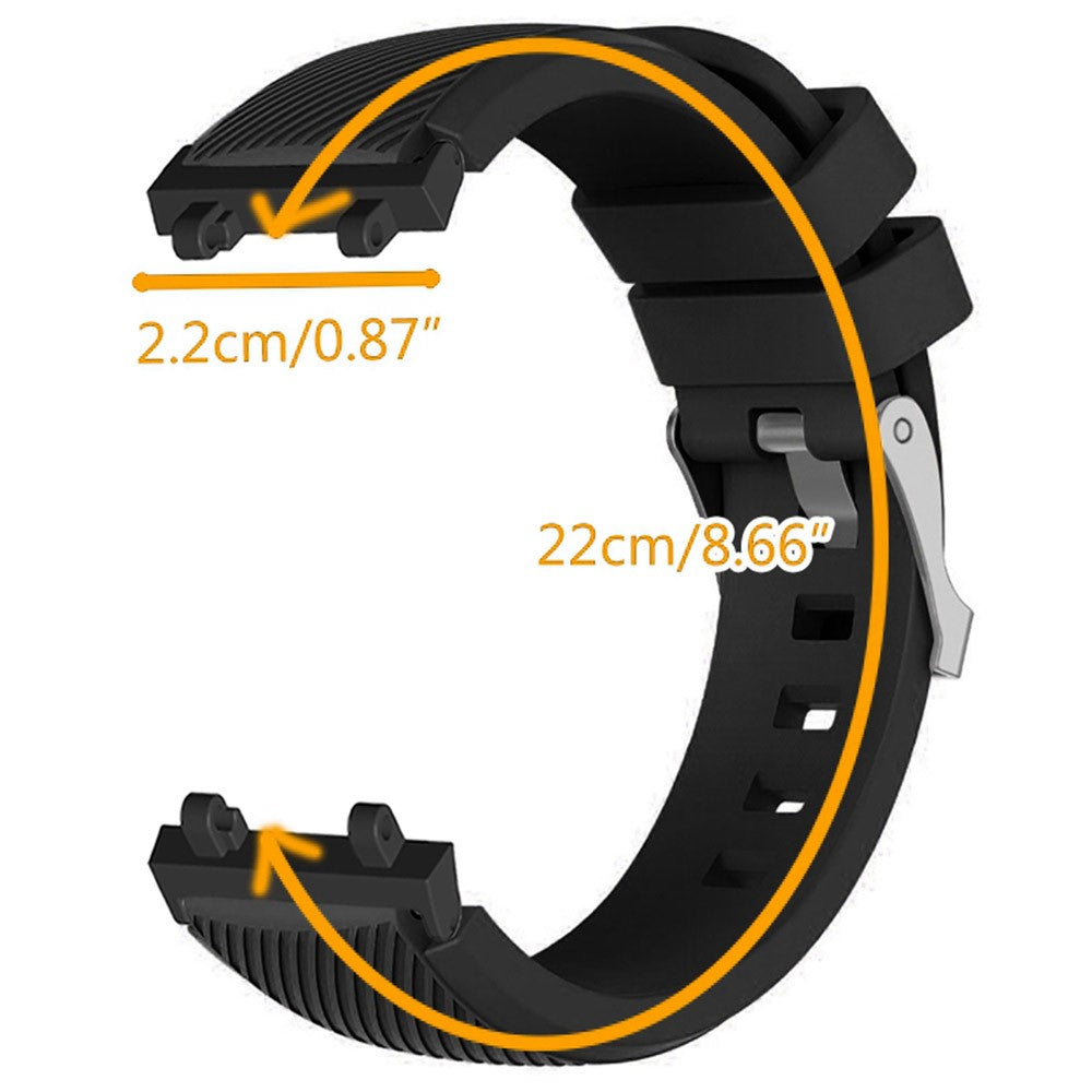 Supercool Amazfit T-Rex 2 Silikone Urrem - Sort#serie_1