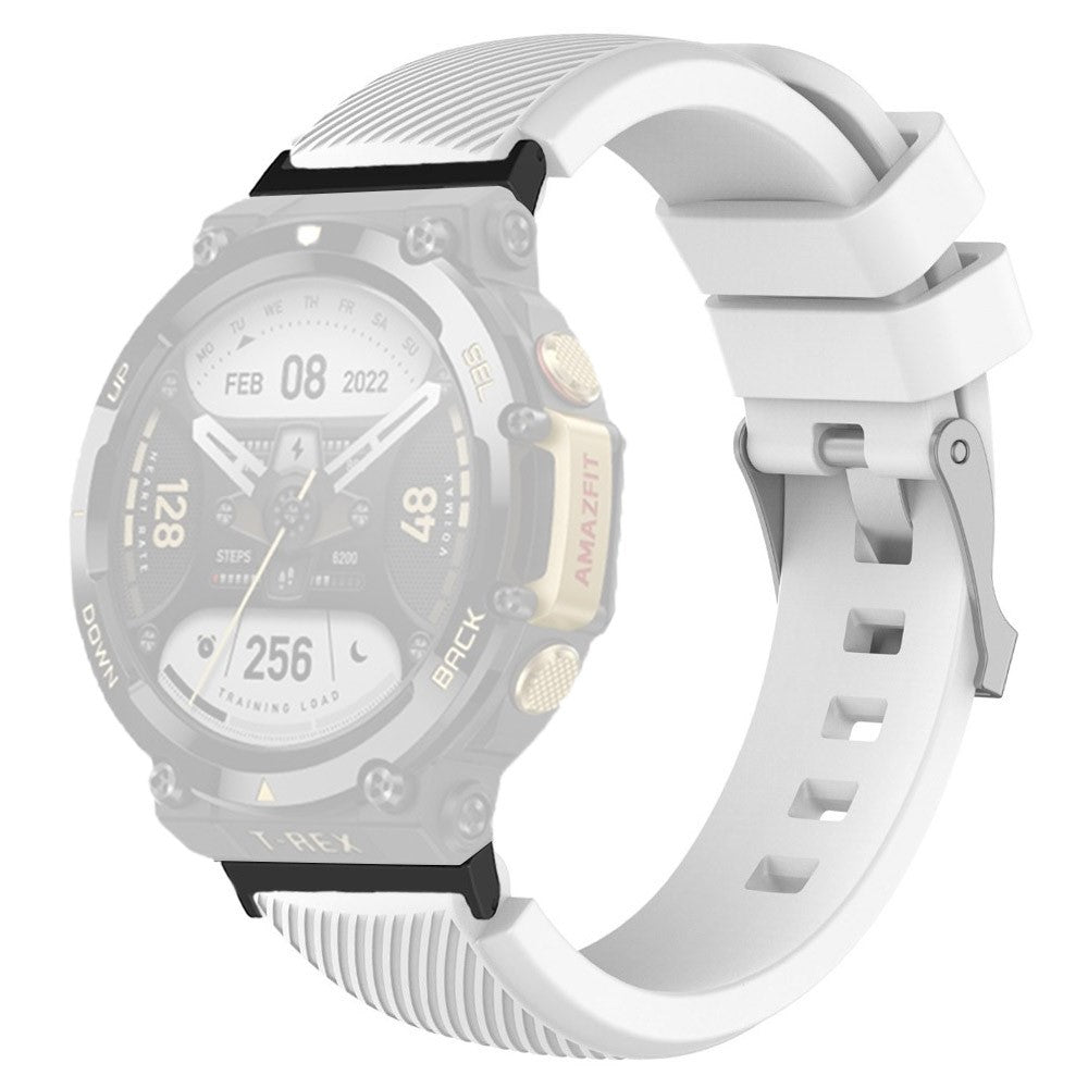 Supercool Amazfit T-Rex 2 Silikone Urrem - Hvid#serie_2