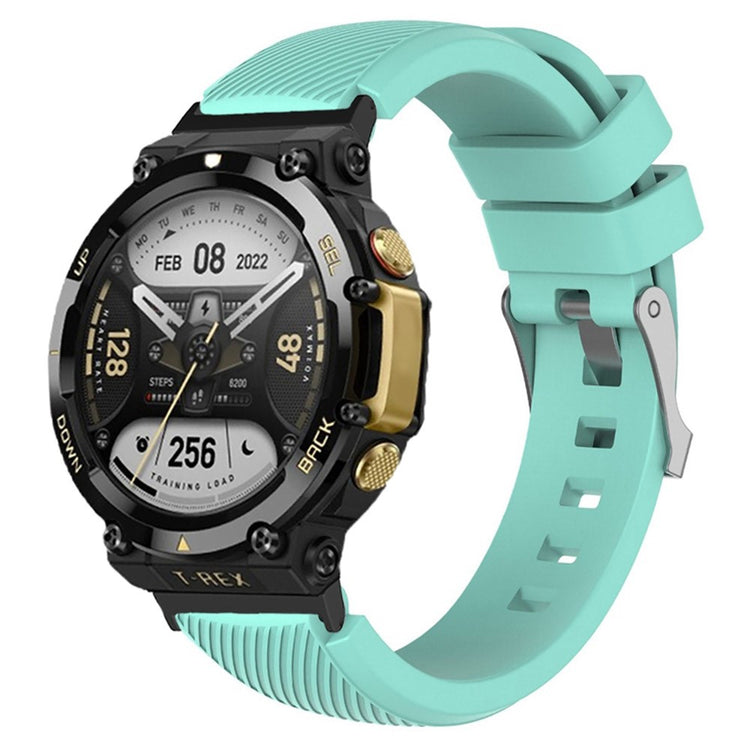 Supercool Amazfit T-Rex 2 Silikone Urrem - Grøn#serie_3