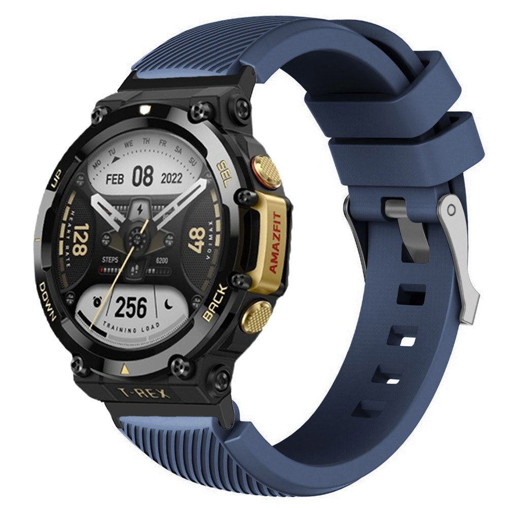 Supercool Amazfit T-Rex 2 Silikone Urrem - Blå#serie_5