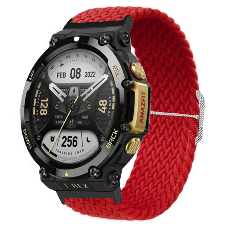 Rigtigt fantastisk Amazfit T-Rex 2 Stof Urrem - Rød#serie_11