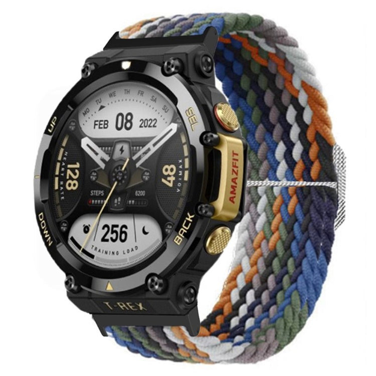 Rigtigt fantastisk Amazfit T-Rex 2 Stof Urrem - Flerfarvet#serie_14