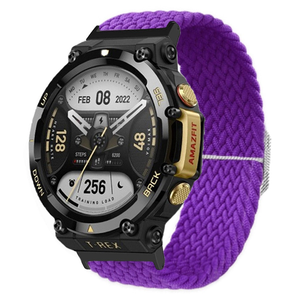 Rigtigt fantastisk Amazfit T-Rex 2 Stof Urrem - Lilla#serie_15