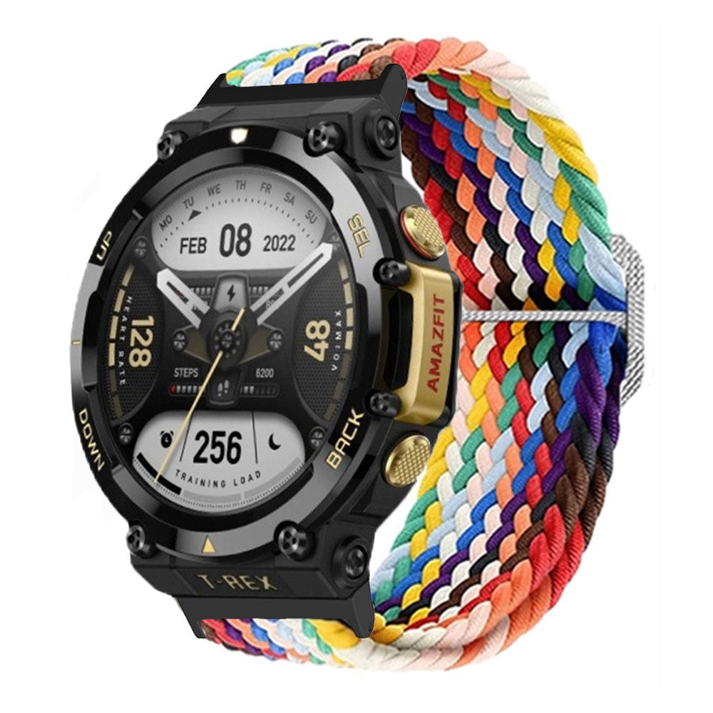 Rigtigt fantastisk Amazfit T-Rex 2 Stof Urrem - Flerfarvet#serie_2