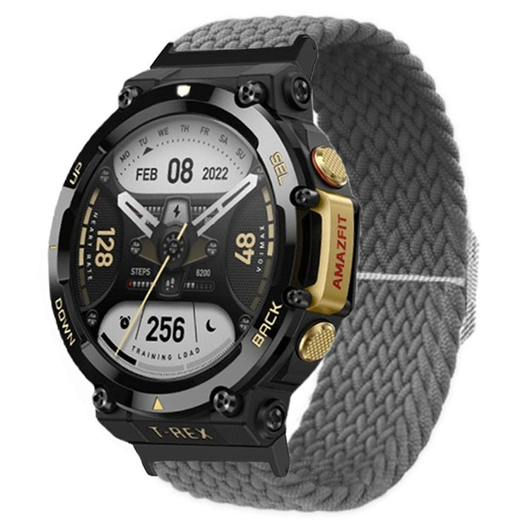 Rigtigt fantastisk Amazfit T-Rex 2 Stof Urrem - Sølv#serie_9